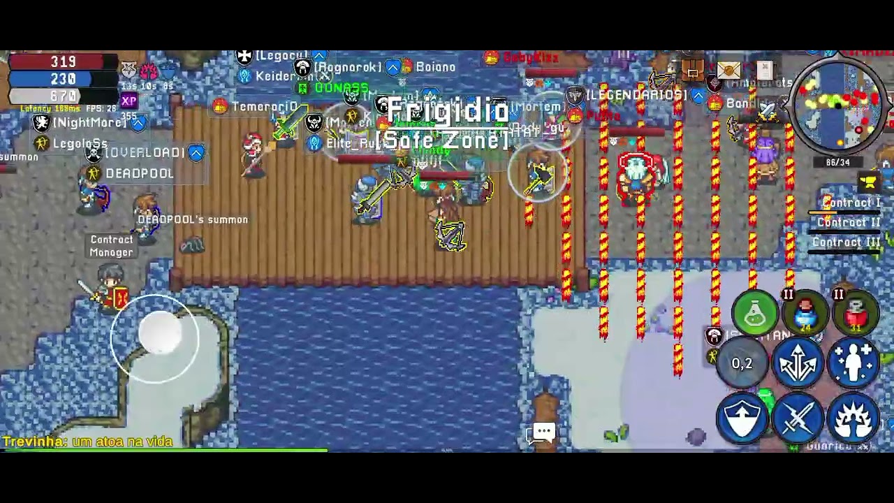 Reunión online . Un poco de PvP contra los tops que no tienen chance xd