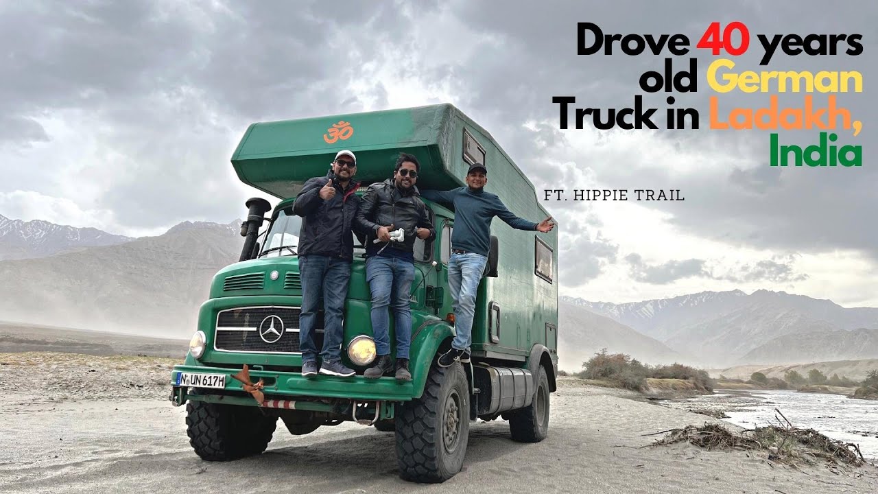 Drove a 1980 Mercedes Truck in Ladakh Ft. @thorbenschmitt1984 | Gagan Choudhary