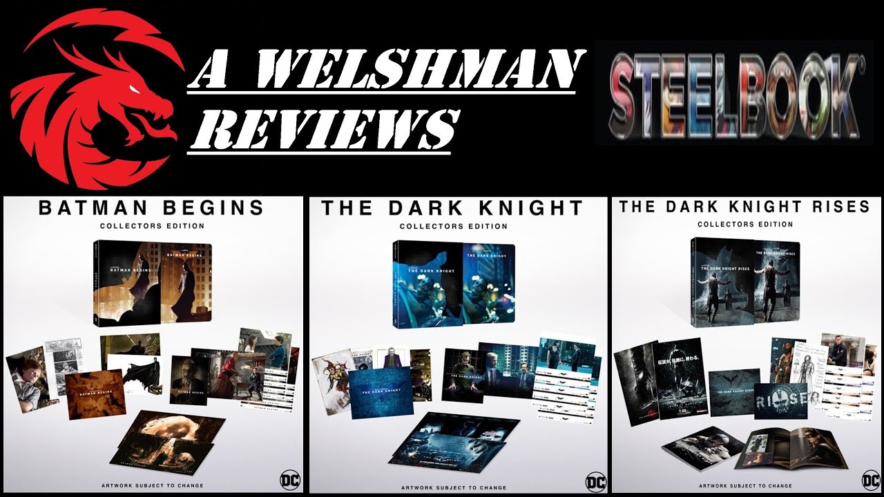 The Dark Knight Trilogy 4K Ultimate Collectors Steelbook Sets Review