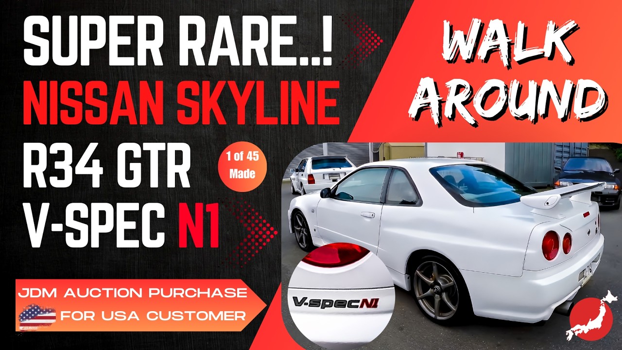 1999 Nissan Skyline R34 GTR V-Spec N1 BNR34 Прогулка