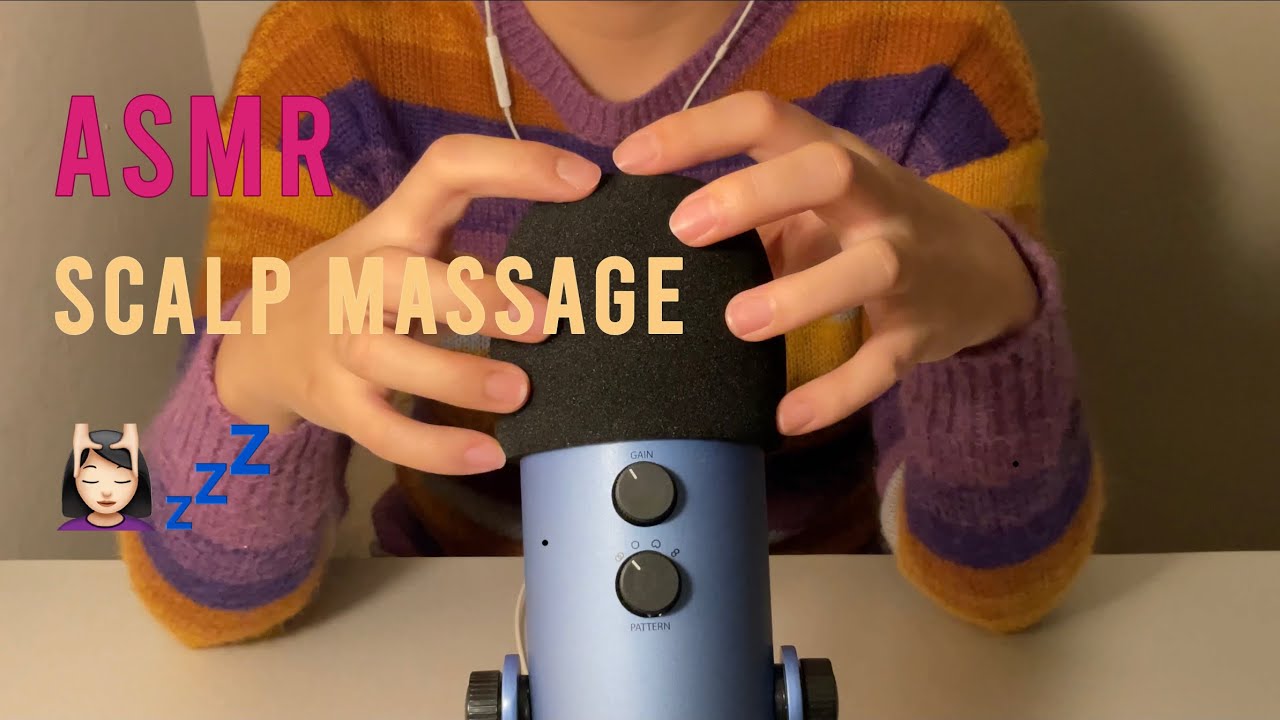 ASMR Tingly Scalp Scratching Massage（mic scratching no talking)