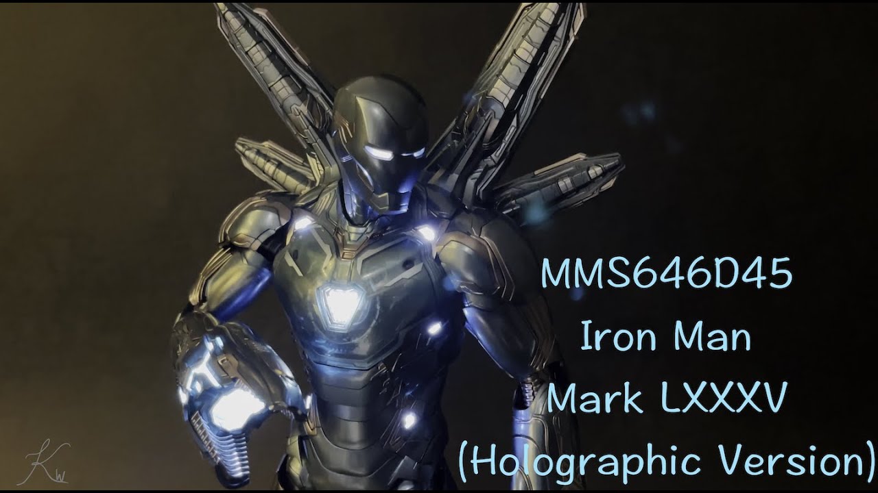Hot Toys MMS646D45 Iron Man Mark LXXXV (Holographic Version) Quick Look