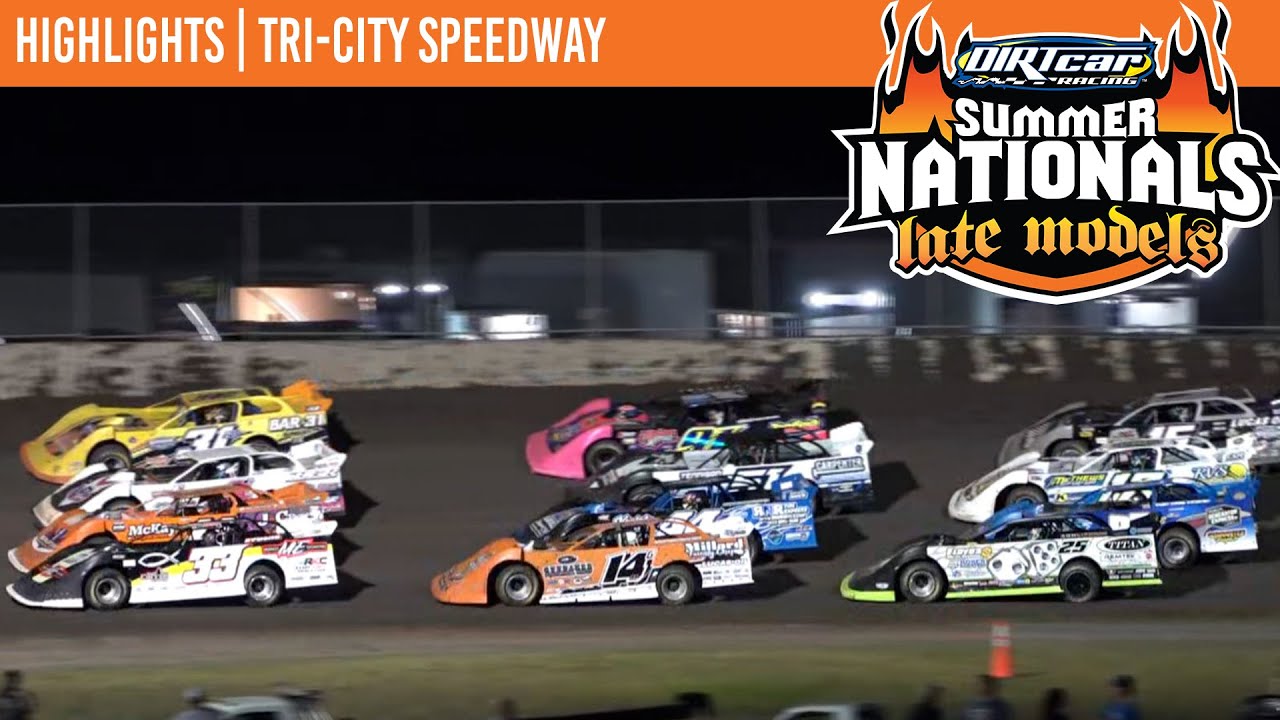 DIRTcar Summer Nationals Late Models | Tri-City Speedway | July 4, 2023 | HIGHLIGHTS
