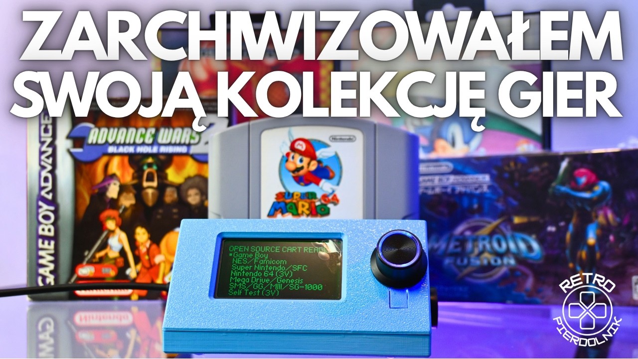 Open Source Cartridge Reader, czyli archiwizacja ROM&oacute;w i Save'&oacute;w na całego!