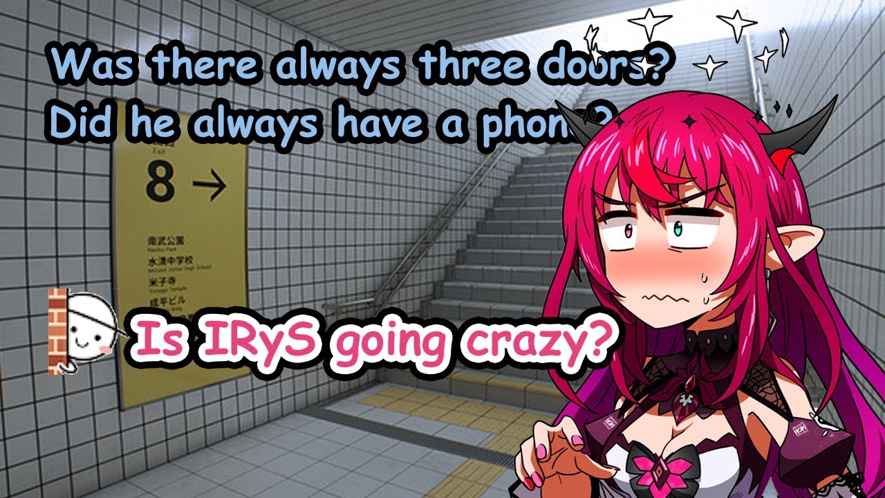 IRyS getting paranoid before the game even started【The Exit 8】