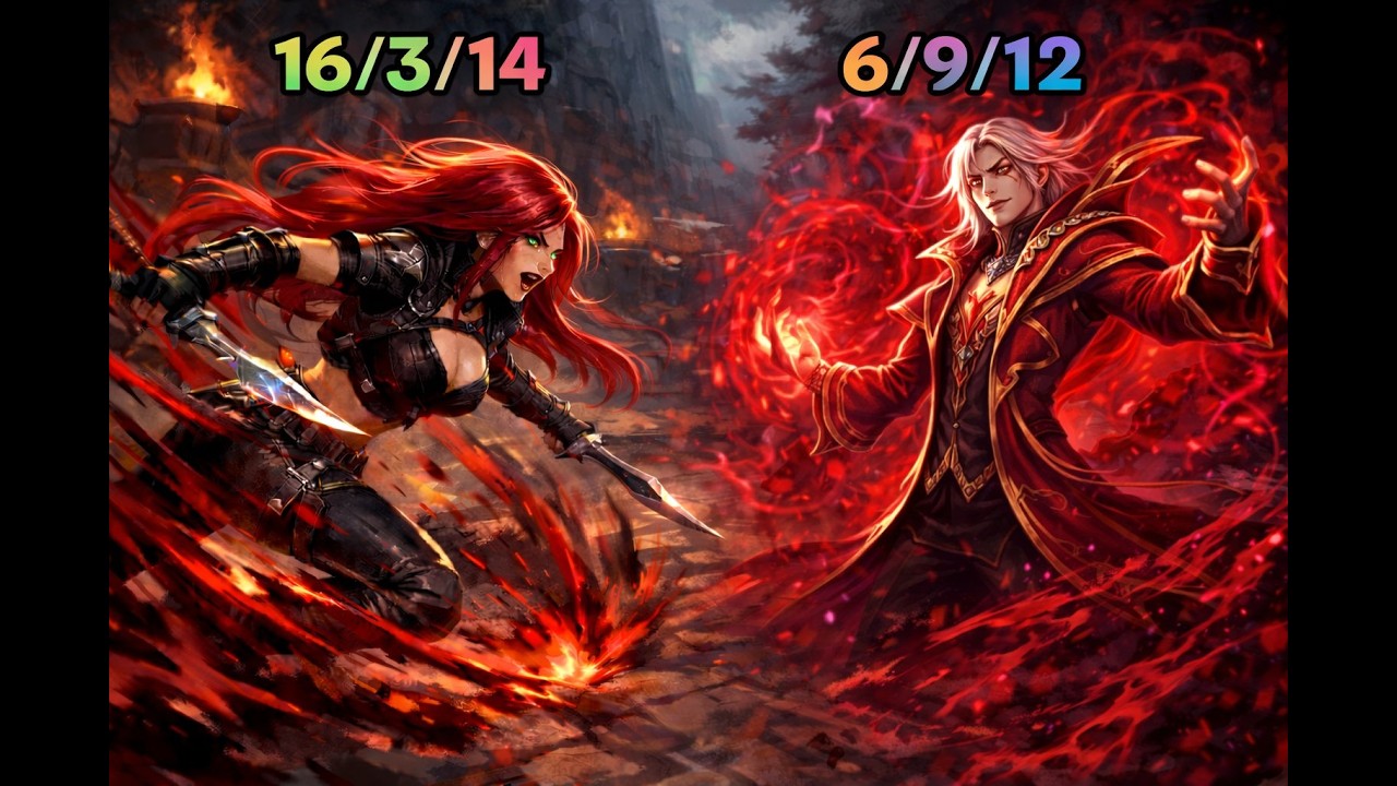 Smurf en gold - Katarina vs Vlad mid