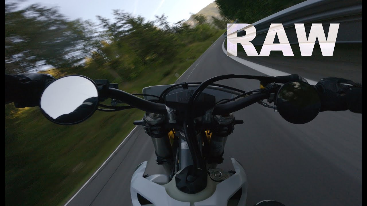 [4K] Husqvarna FE501 | RAW Supermoto ride | Pure sound