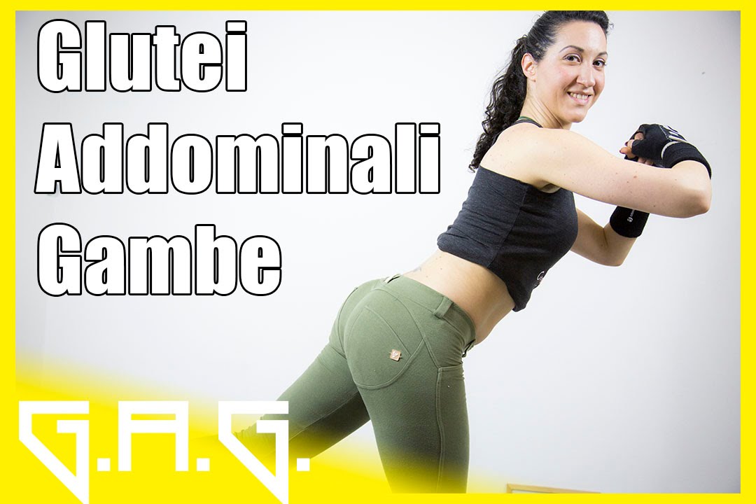 Esercizi per glutei addominali e gambe - Gag 01