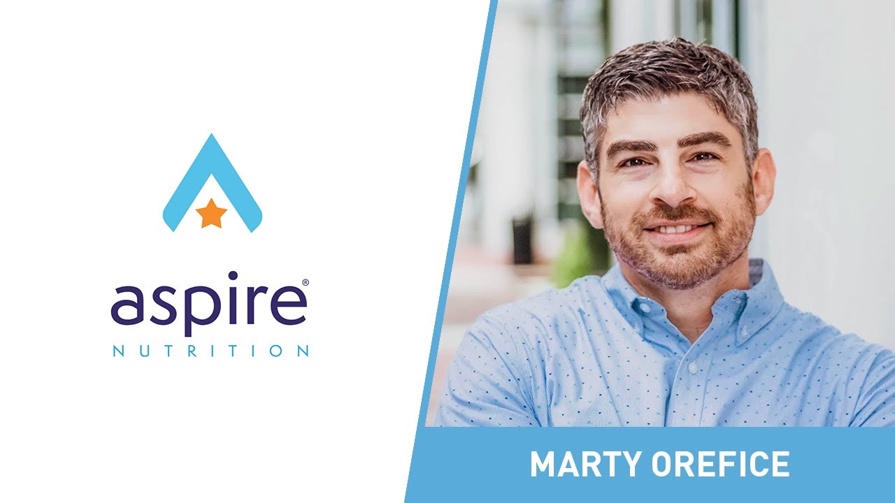 Inspiring Father creates a company to help his son - Marty Orefice, Founder of Aspire Nutrition
