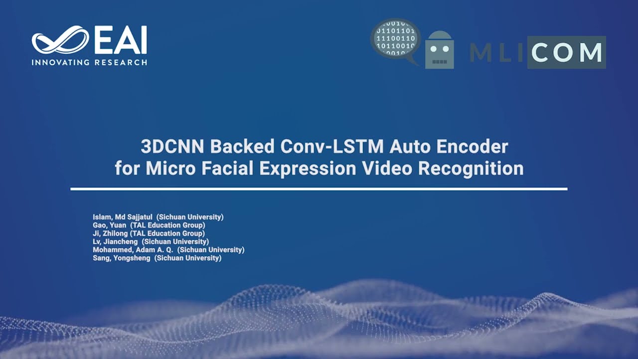 3DCNN Backed Conv-LSTM Auto Encoder for Micro Facial Expression Video Recognition