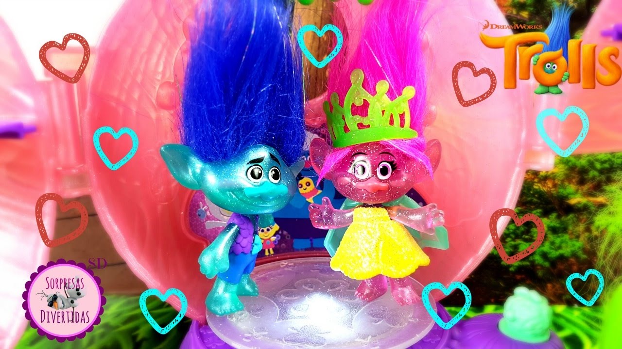 ❦ TROLLS ❦ La Coronación de la Princesa POPPY - Juguetes película Trolls