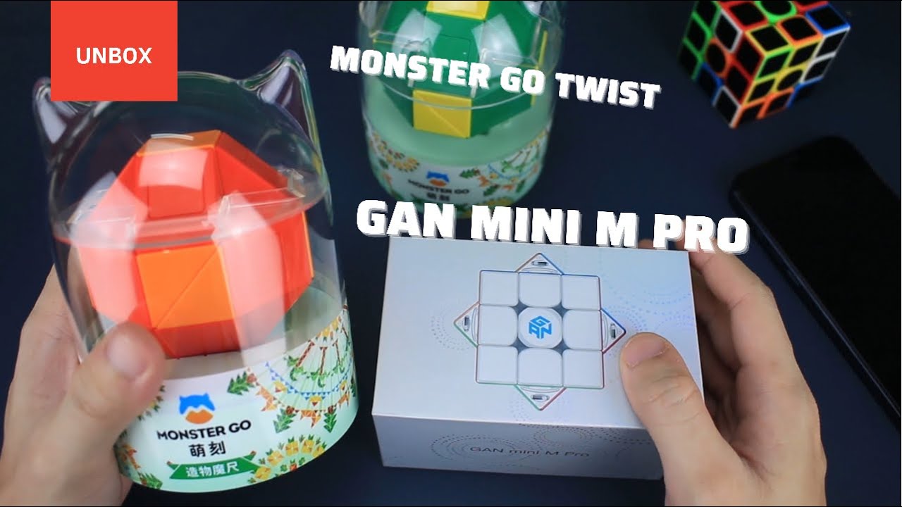 Mở hộp Gan Mini M PRO và Monster Go Twist