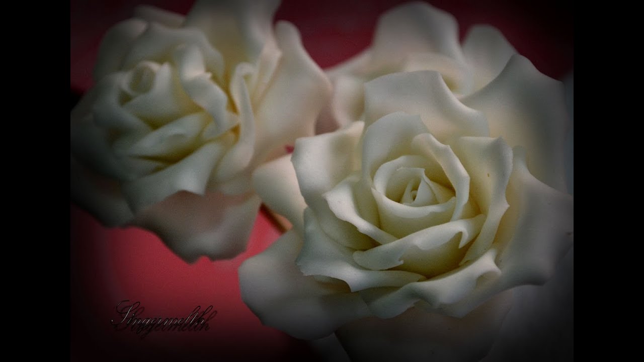 COME FARE LE ROSE IN PASTA DI ZUCCHERO, SEMPLICISSIMO!