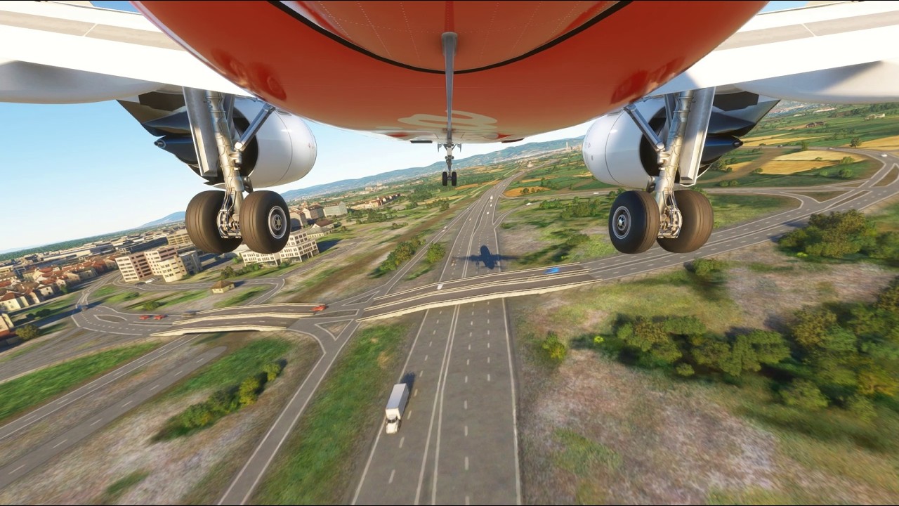 Plane Emergency Landing on Busy Highway – Pilot Fights to Stay in Control!