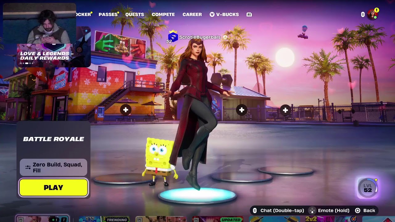 Why is Squidward not a Fortnite skin? Come on epic!