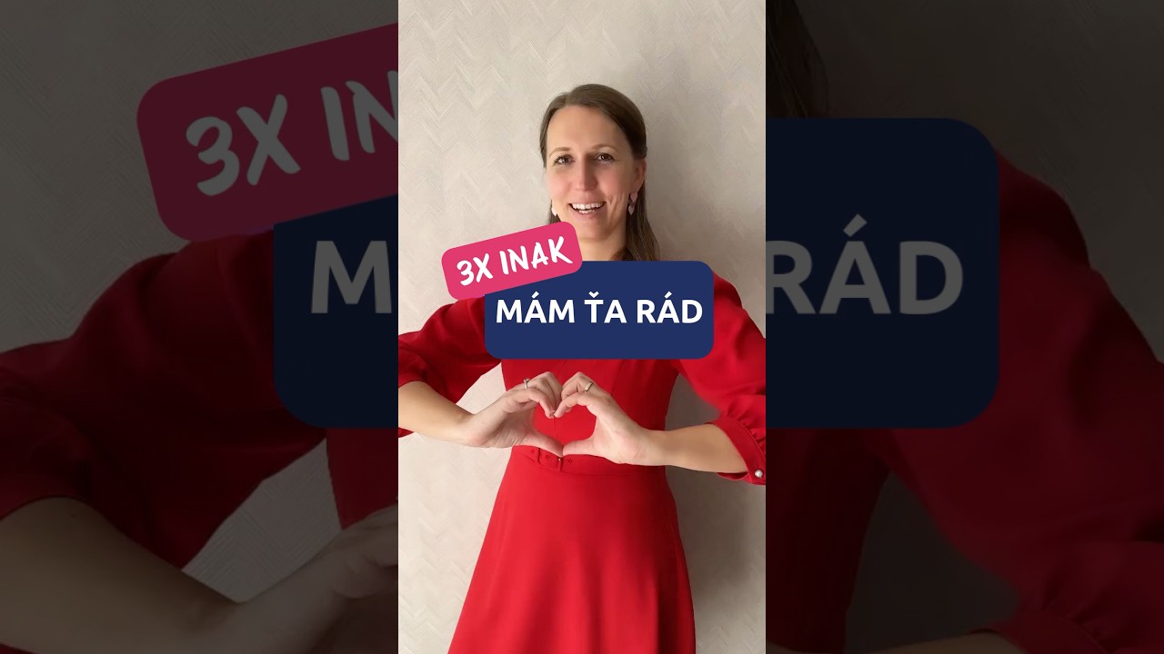 🩷 L&Aacute;SKA PO SLOVENSKY (Learn Slovak | Vocabulary)