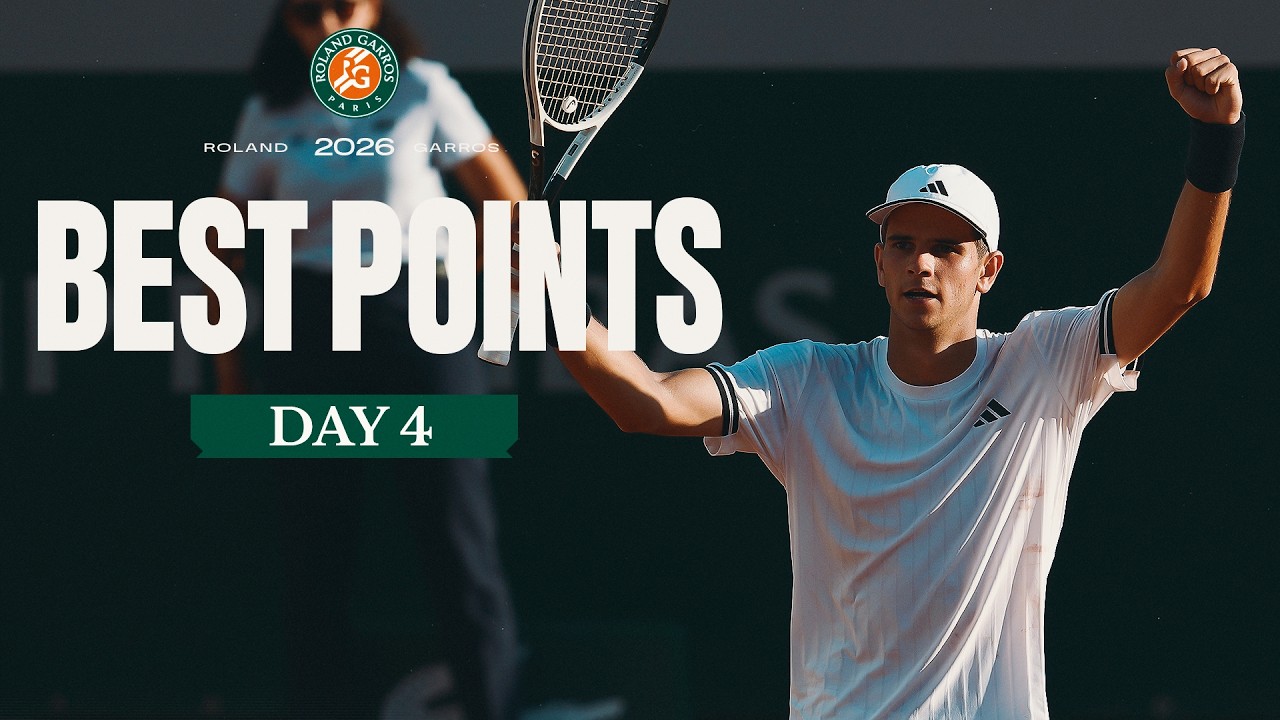 Best Points Of The Day | Day 4 | Roland-Garros 2026