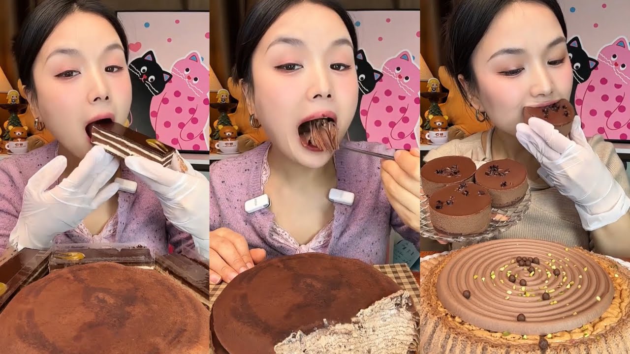 Dessert Mukbang Eating Cake | Mukbang Eating Show🥞🍰🍫