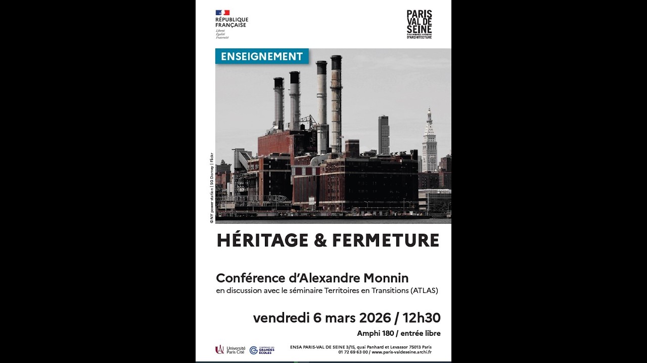 HÉRITAGE & FERMETURE / Conférence d’Alexandre Monninen