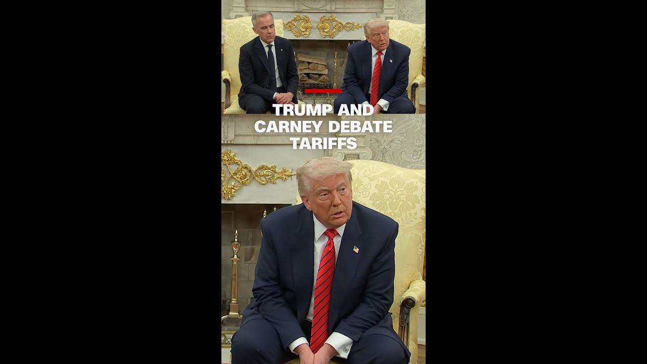 Trump and Carney debate tariffs