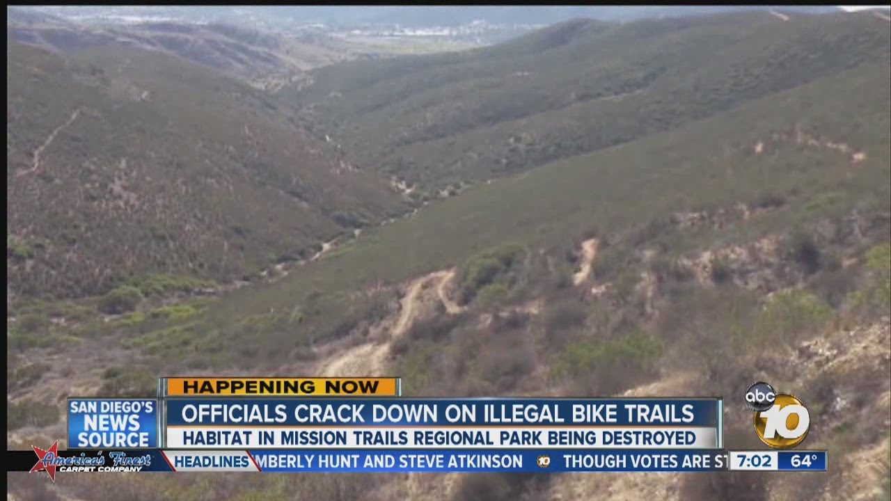 Officials crack down on illegal trails at Mission Trails Regional Park
