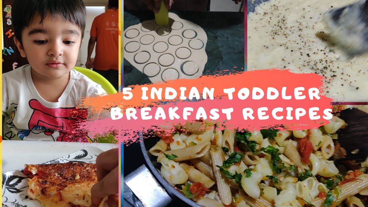 5 Indian breakfast recipes for toddlers | 2 से 5 साल के बच्चो का नास्ता | Weight gain foods