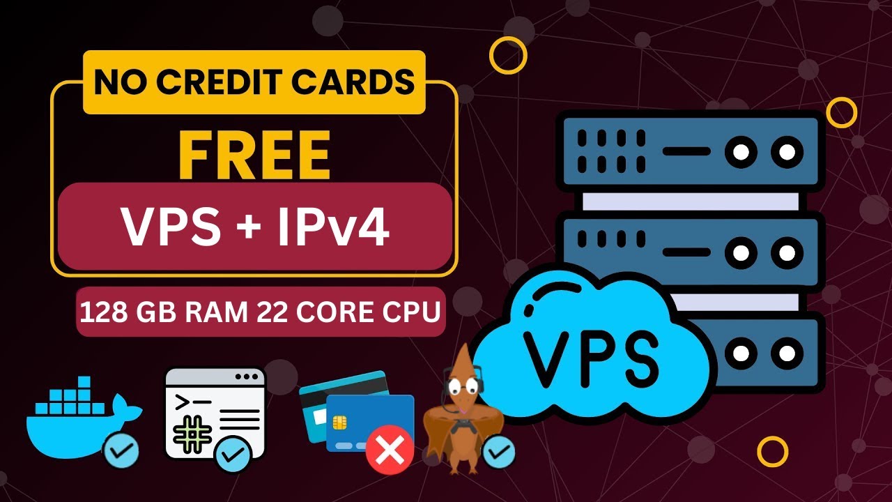 How to Get a 24/7 Free VPS with IPv4 with 128Gb Ram and 22 Core | No Credit Card Pterodactyl support