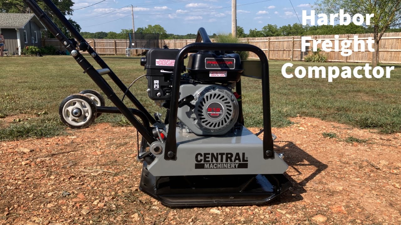 Harbor Freight Central Machinery Plate compactor 7hp - Tool Talk