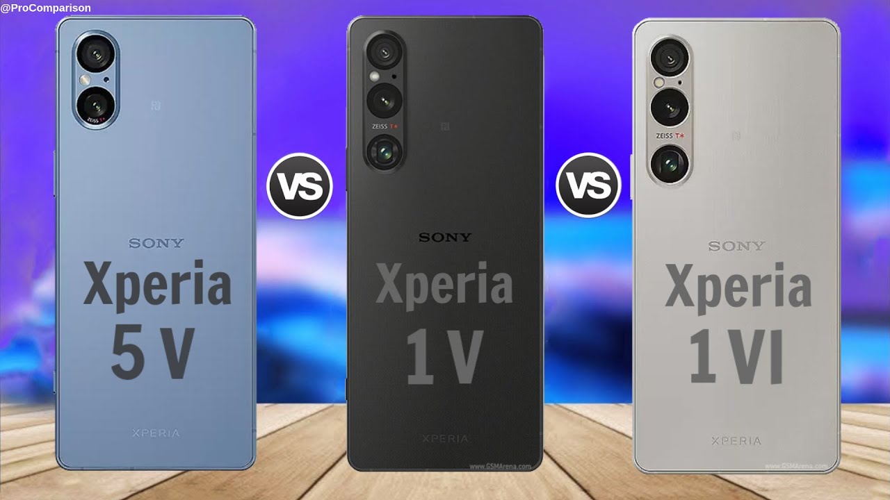 Sony Xperia 5 V vs Sony Xperia 1 V vs Sony Xperia 1 VI || Full Specs Comparison