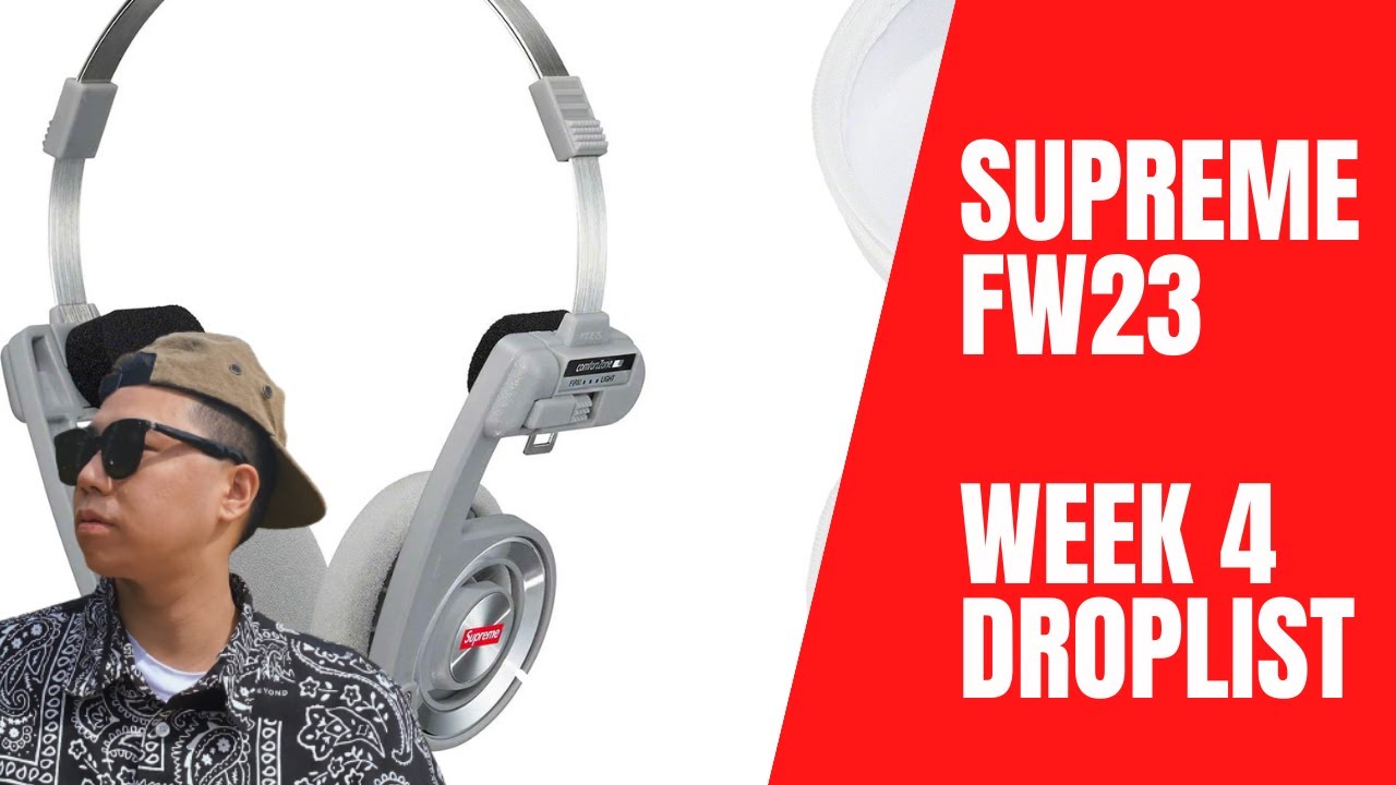 Supreme x Koss Porta Pro - Supreme FW23 Week 4 Full Droplist