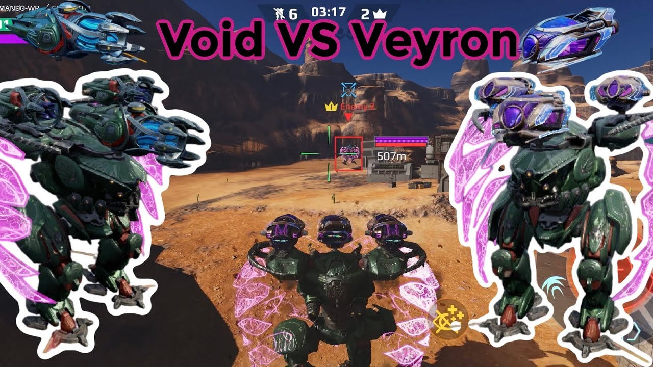 Veyron VS Void | Sonic weapon Still very stronger | War Robots Gameplay 