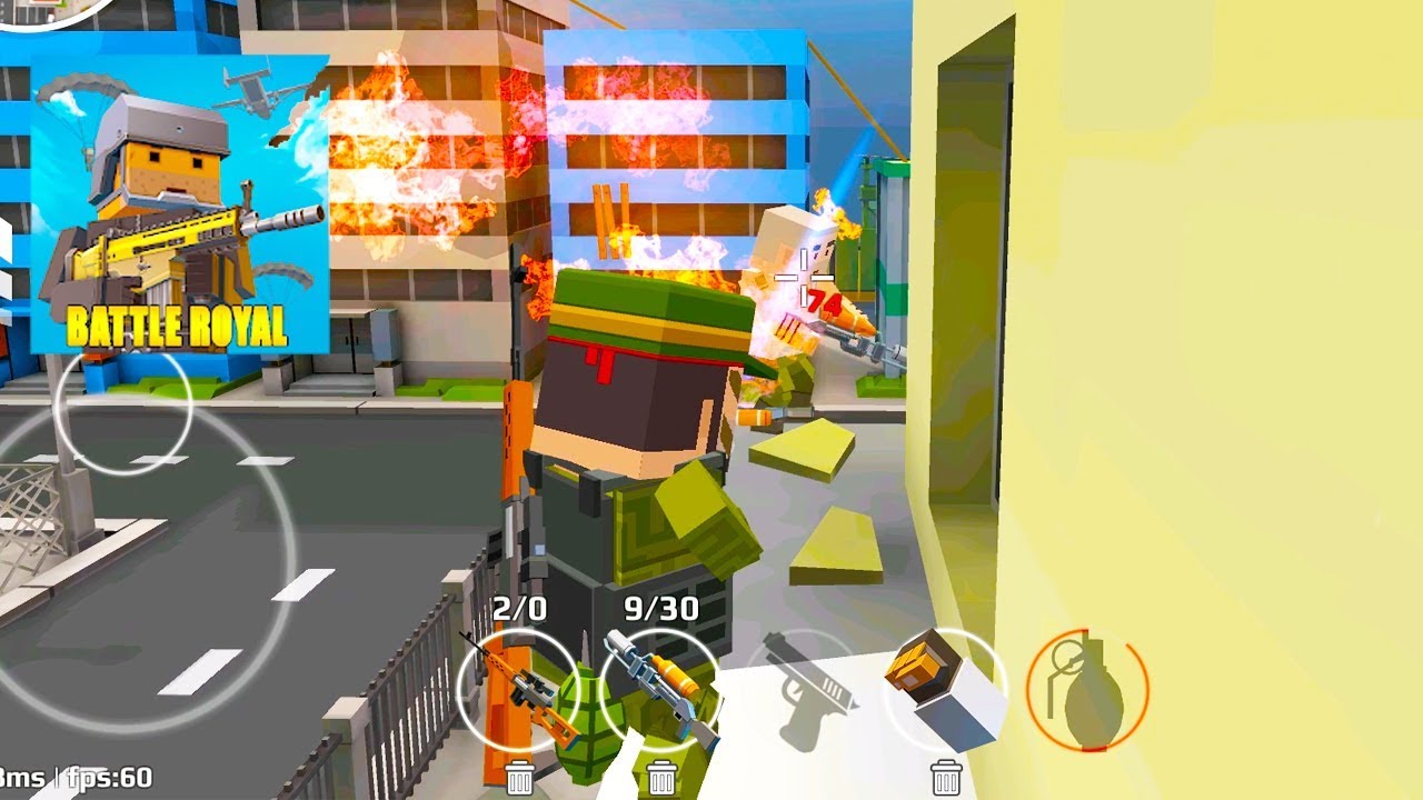 URB: Last Pixels Battle Royale - Gameplay Walkthrough Part 23 - TOP 1 (Android Games)