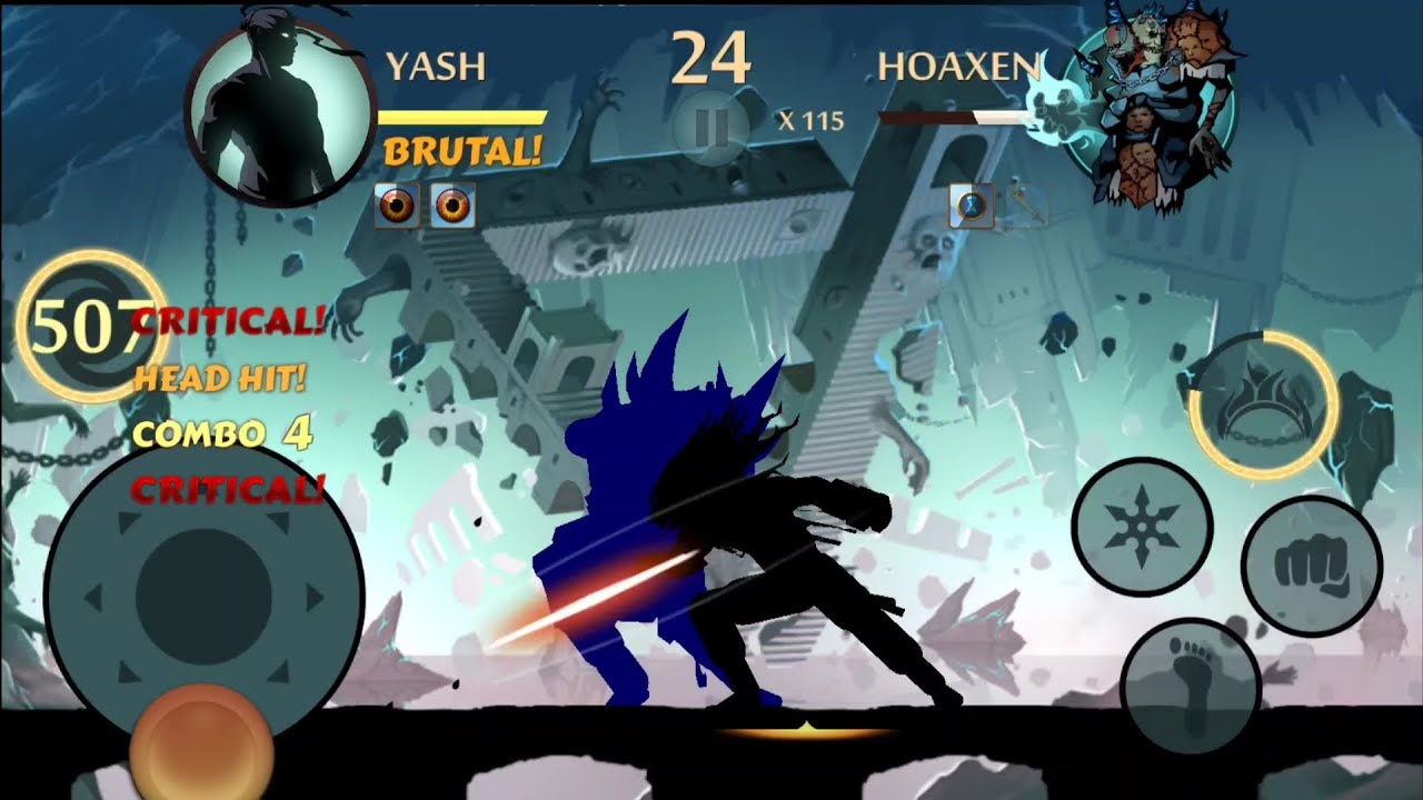 Shadow Fight 2 HOAXEN (4k+ damage)