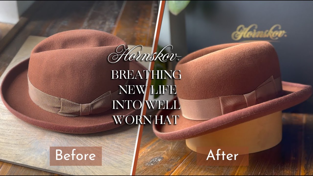 Breathing new life into a WELL WORN hat 🤩