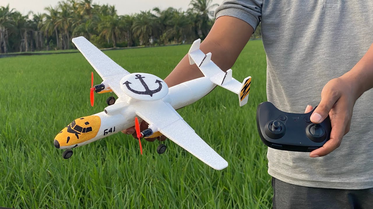 Homede RC plane E-2 HawkEye | full build tutorial