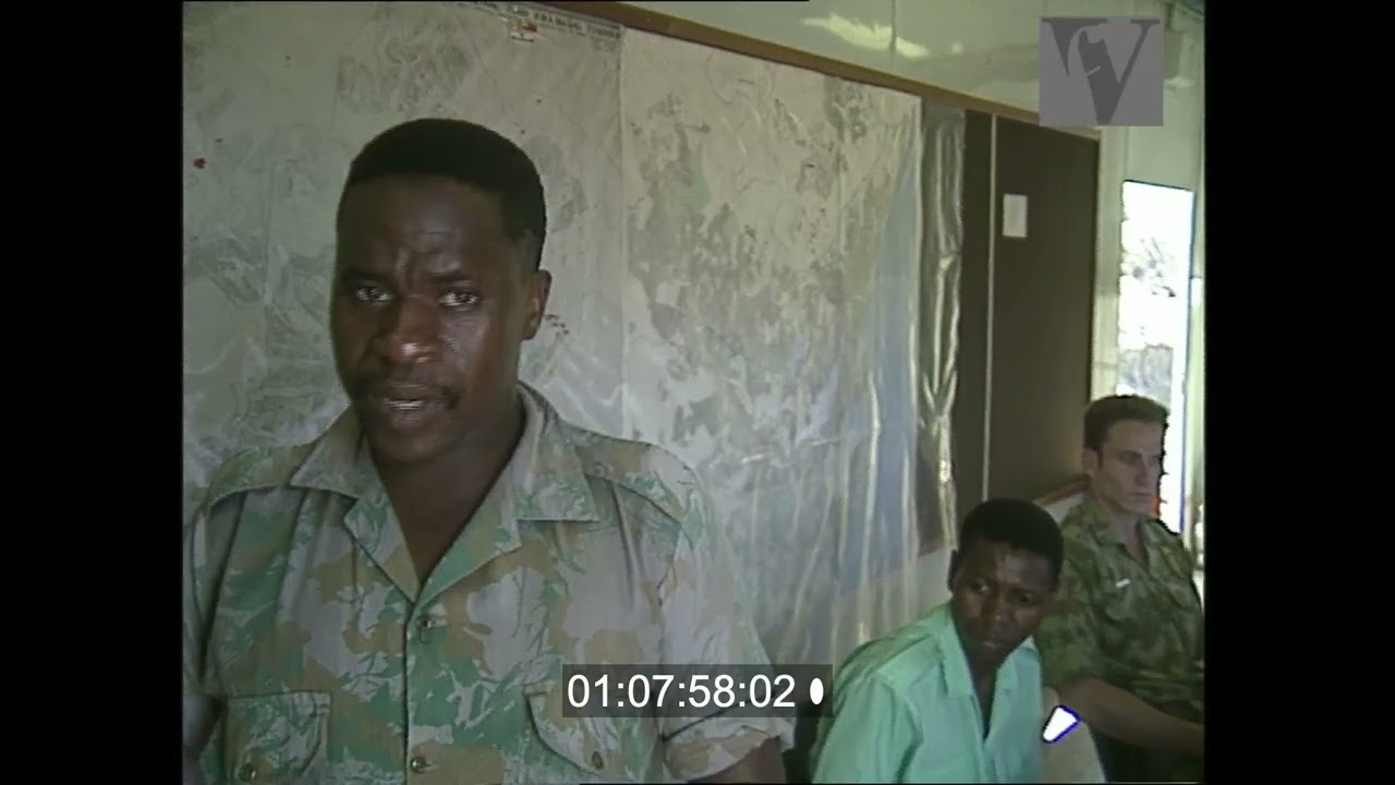 1994, Outskirts of Durban, KwaMashu, Lindelani, ANC, IFP, South Africa, elections, soldiers, b-roll