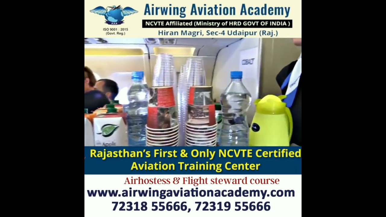 Airwing Aviation Academy | AAA | Airhostess Course | Flight Steward Course | Ground Staff Course