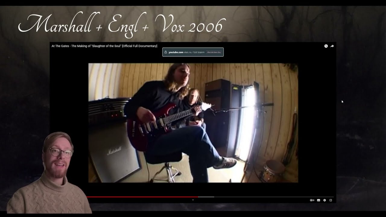 Opeth Gear Detective #2 - Studio Fredman Cabs (striking gold!)