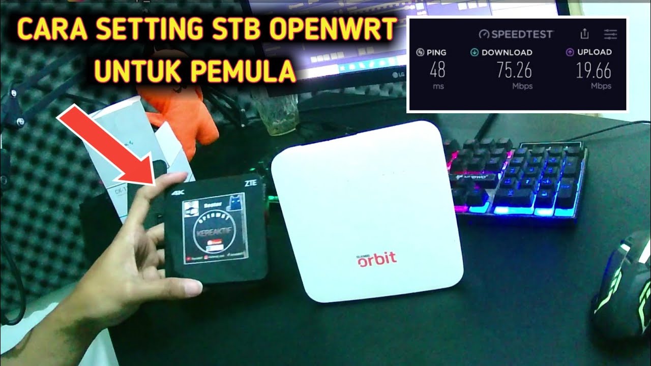 Tutorial dasar Cara menggunakan STB openwrt dari kereaktif channel