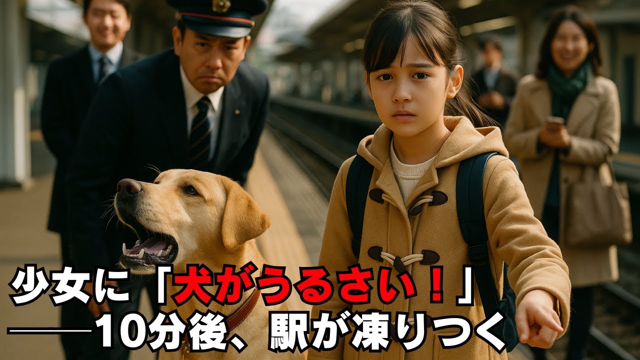 「犬がうるさい」と叱られた少女──10分後、駅全体が凍りついた理由