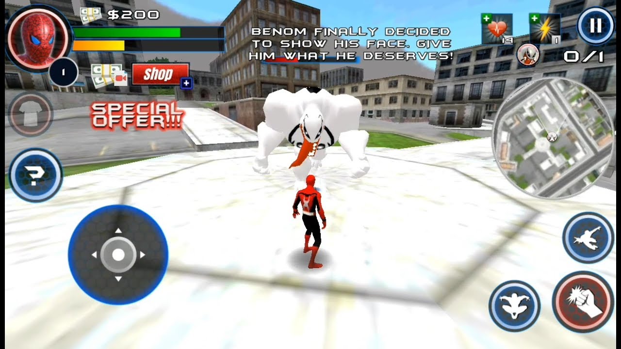 Spider Boy San Andreas Crime City | Flying Spider City Rescue Mission - Android GamePlay
