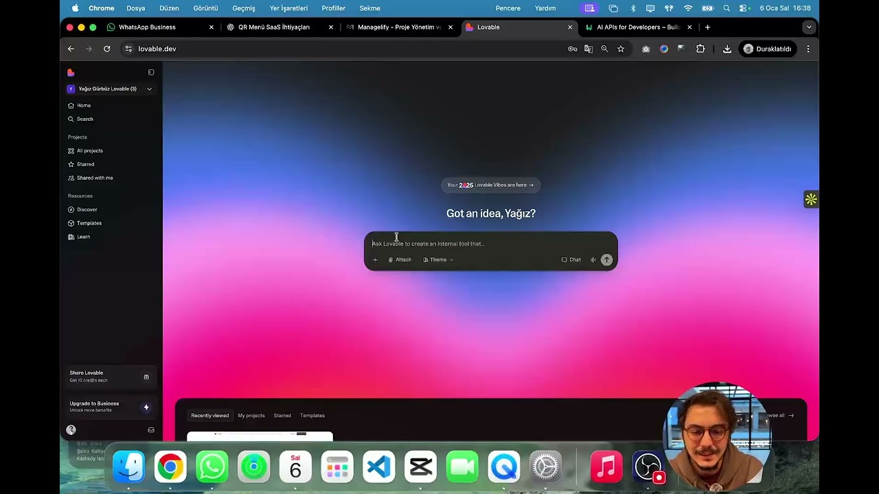 Lovable Eğitimi Bölüm (1): Vibe Coding İle QR Menü Saas Geliştiriyoruz
