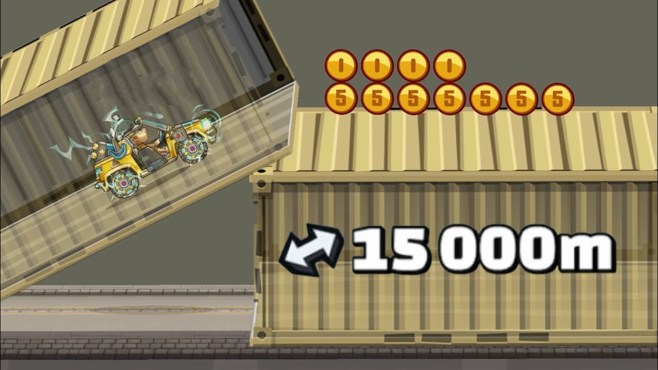  I REACHED 15KM DUE TO THE DISAPPEARANCE OF GASOLINE HILL CLIMB RACING 2