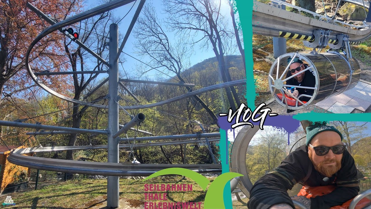 Der "wahre" erste Flying Launch Coaster - Total Crazy - Erlebniswelt Seilbahnen Thale - Hexenbesen