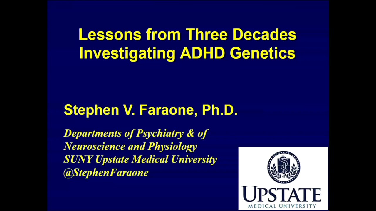 Distinguished Talk - Stephen Faraone