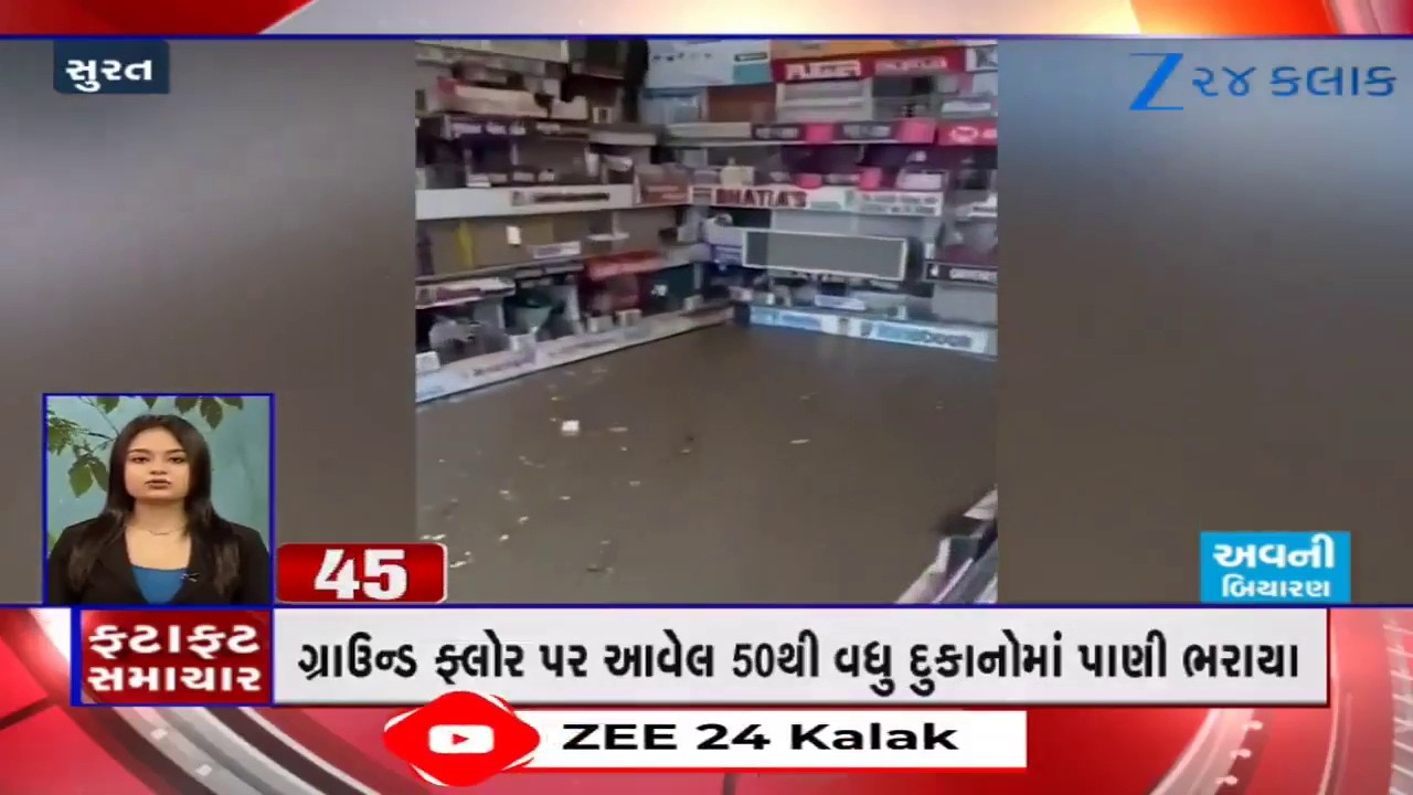 News Fatafat | Top News Stories From Gujarat: 8/6/2026 | Rain Forecast | Monsoon 2026 | Surat Flood