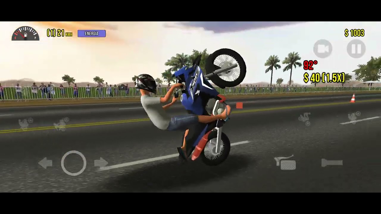 Honda 300 al corte y tirando unos Wheelies ( Juego ) ✊️😝🔥