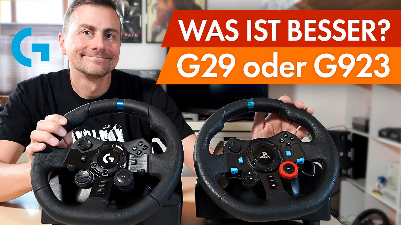 Lenkrad-Vergleich: Logitech G29 oder G923 - Welches Wheel fährt besser?
