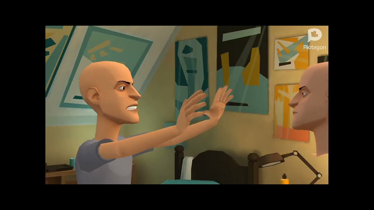 Classic Caillou Pushes Cody Down The Stairs/Grounded