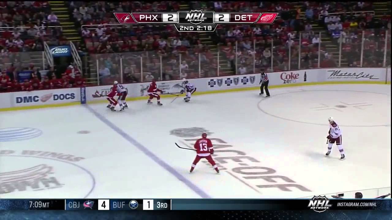 Pavel Datsyuk against Phoenix Coyotes 10/10/2013 Full Shifts
